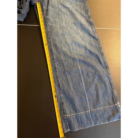 NWT Madewell Curvy Superwide-Leg Jeans 30 High Rise Wide Leg Baggy Denim Blue - Picture 12 of 12